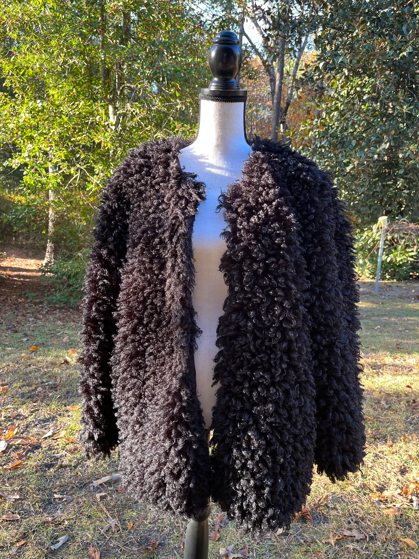 Vince Camuto Faux Shearling Evening Jacket (M/L)