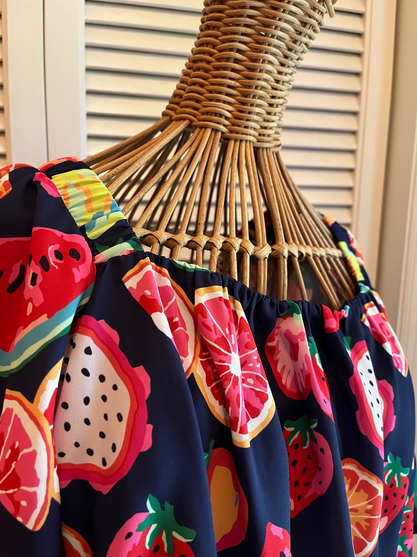 Crosby by Mollie Burch Fruit Print Top (XL)