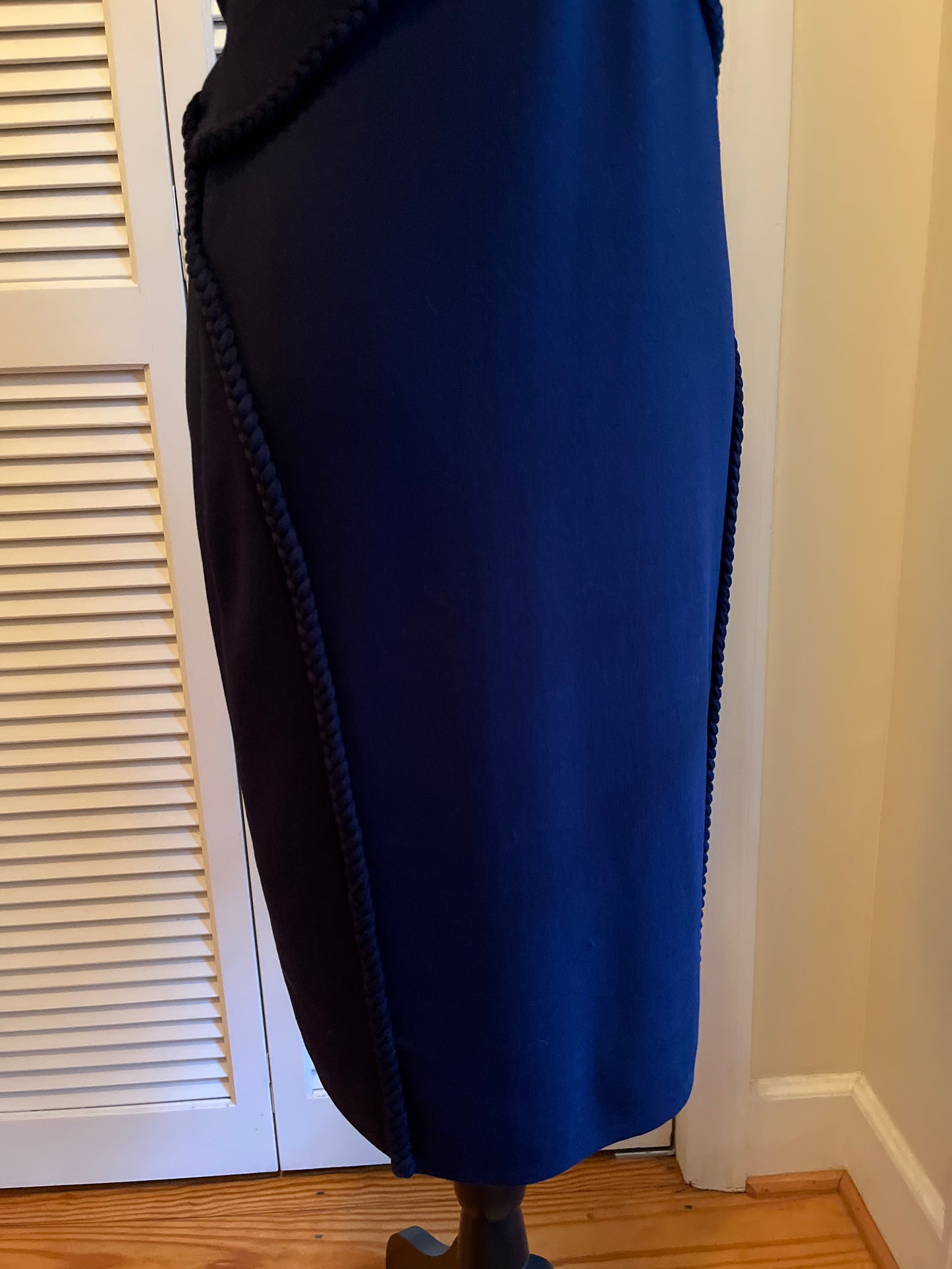 Etcetera Navy Rope Accent Dress (M)