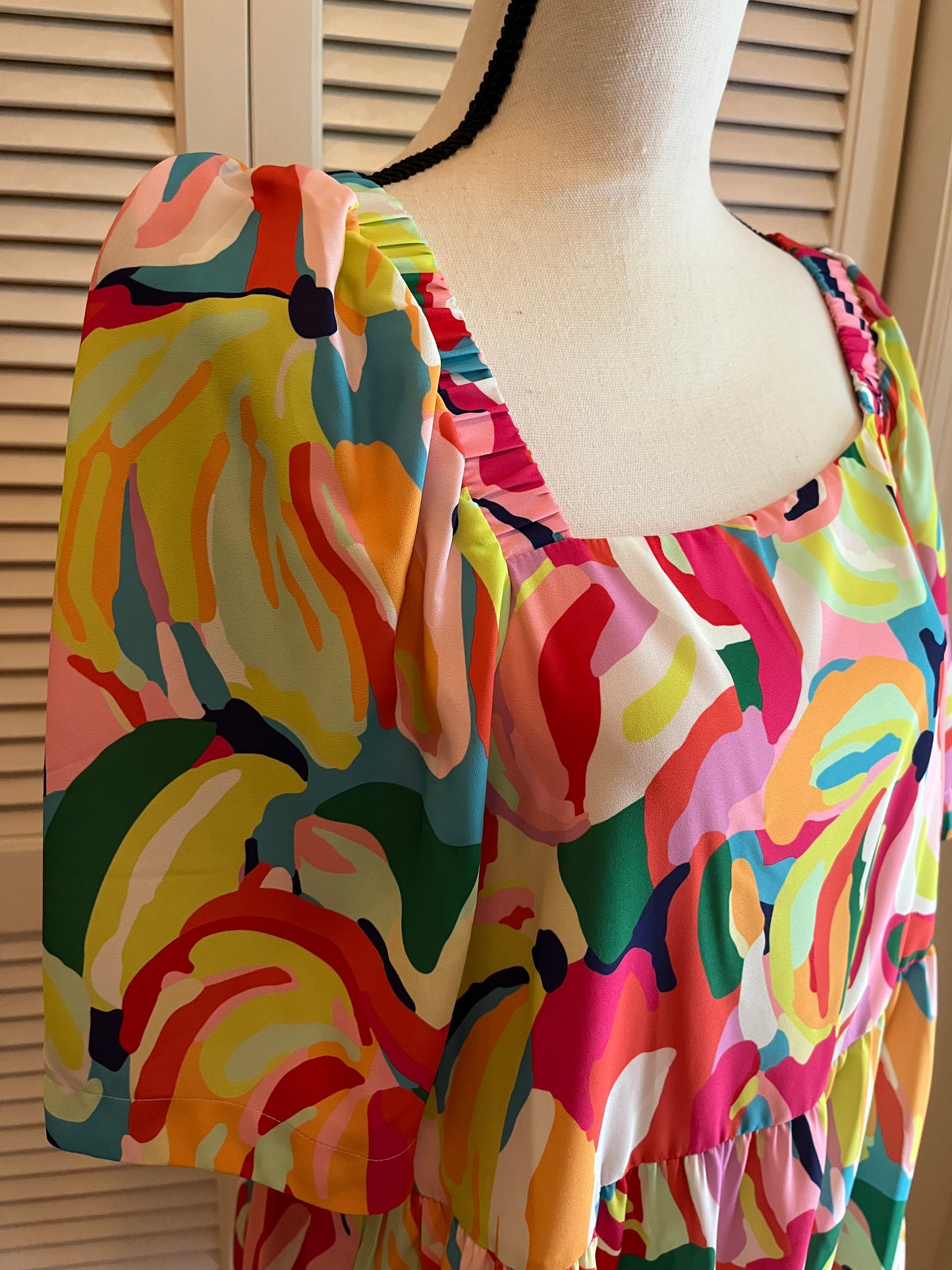Crosby by Mollie Burch Tiered Dress (L)