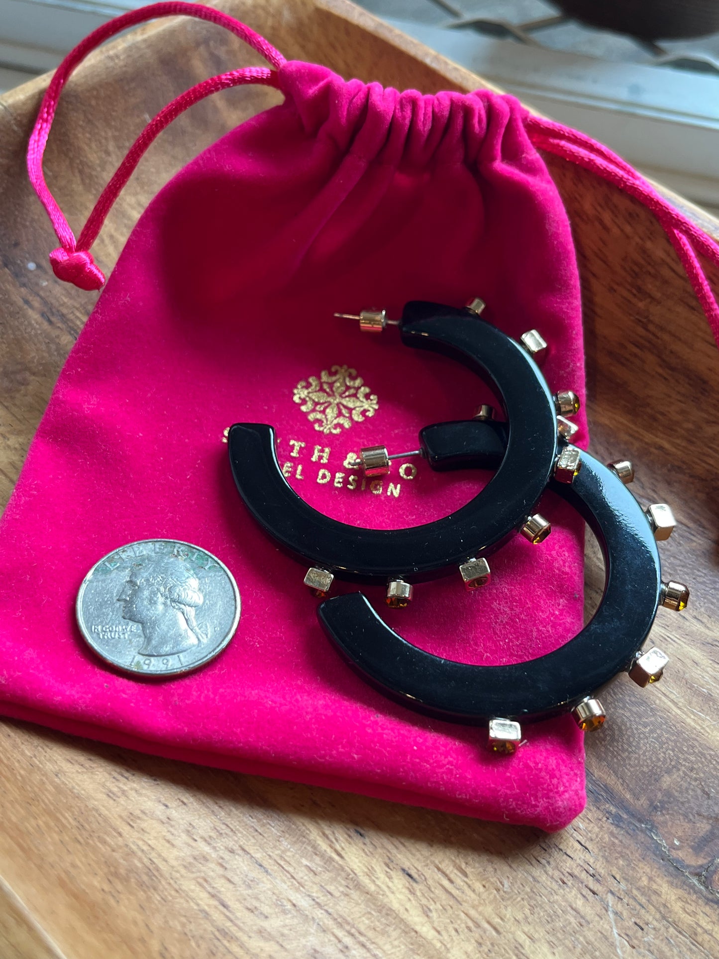 Smith & Co Lucite Earrings