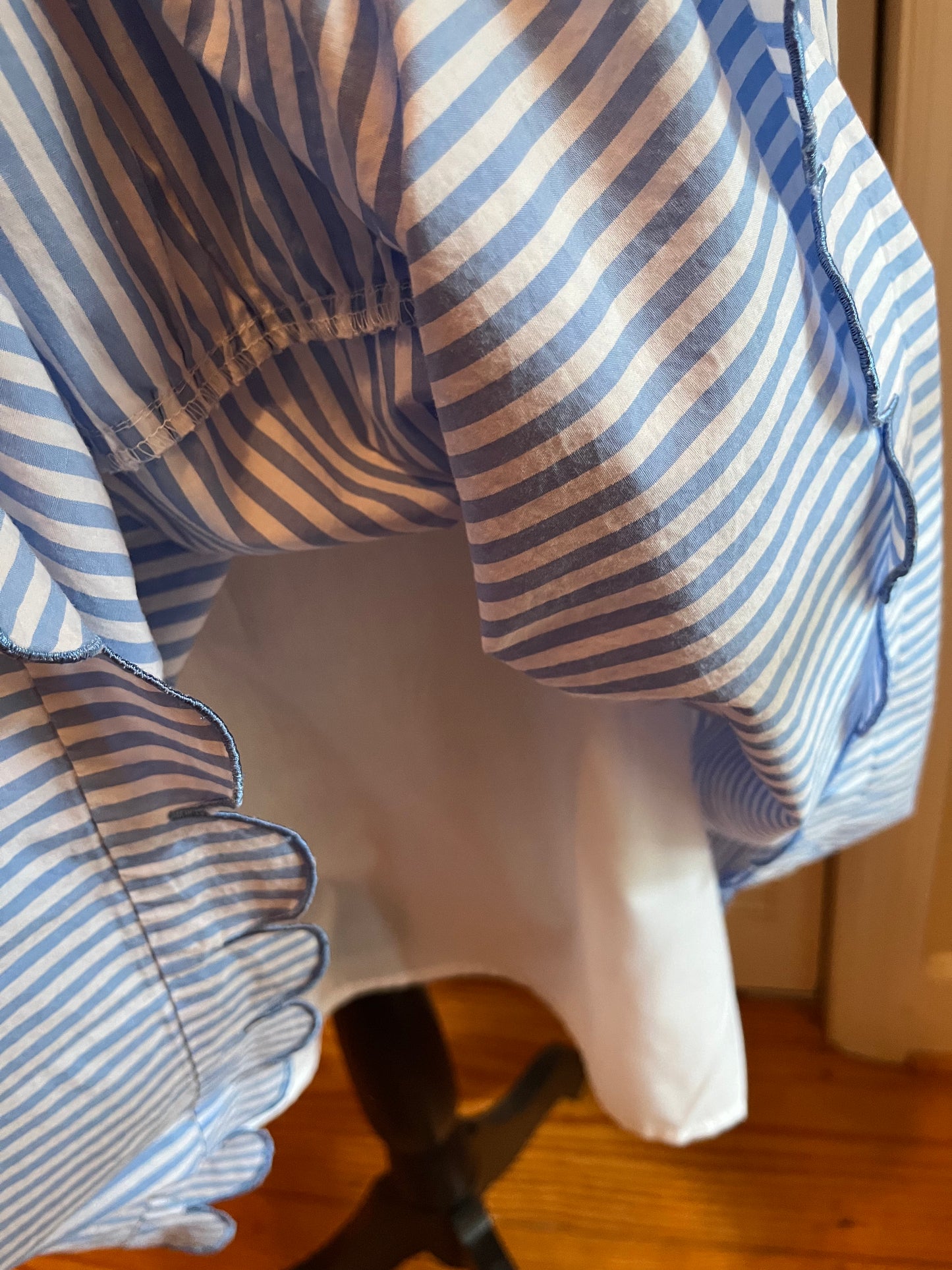 English Factory Seersucker Stripe Dress (S)