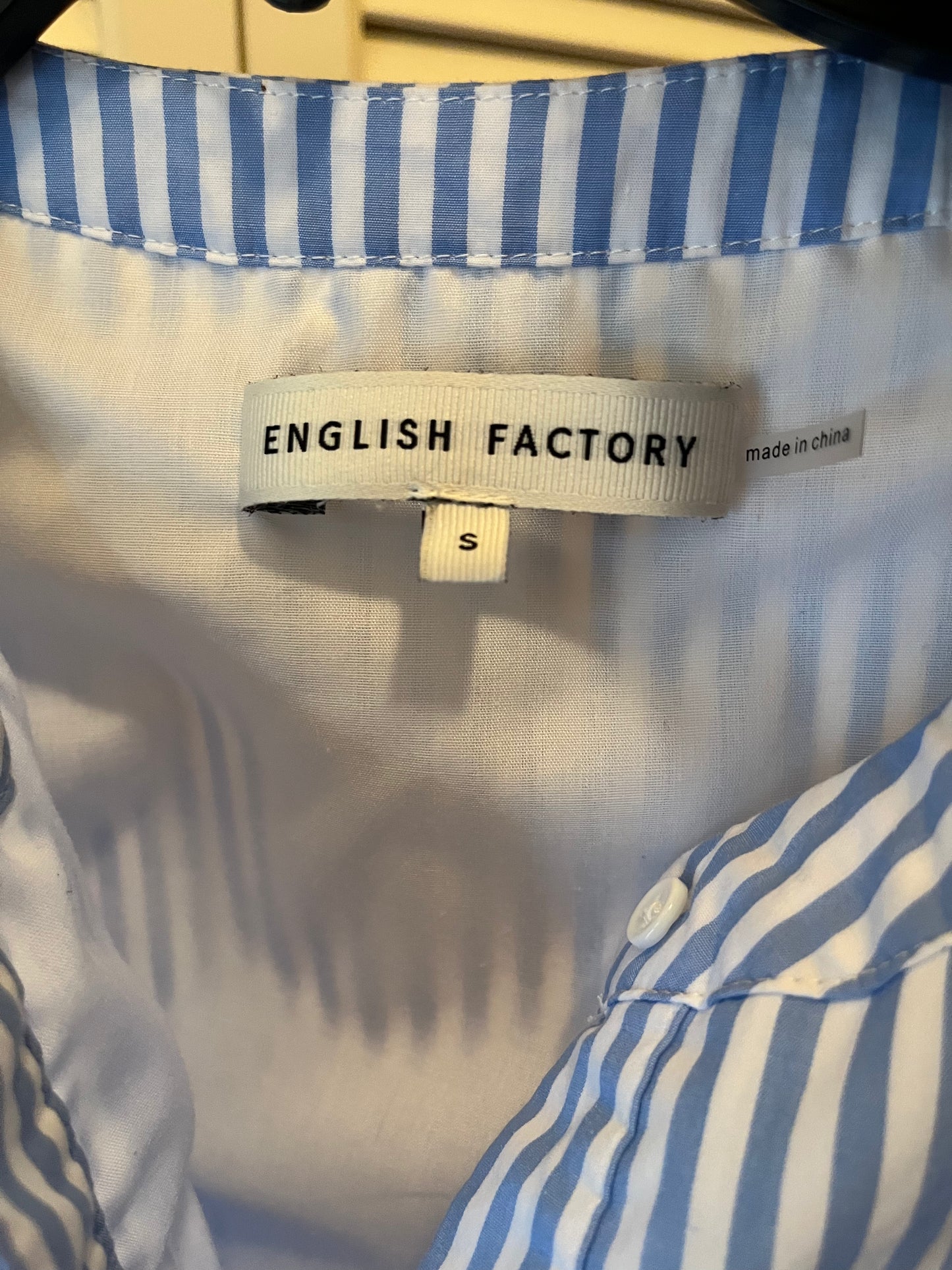 English Factory Seersucker Stripe Dress (S)