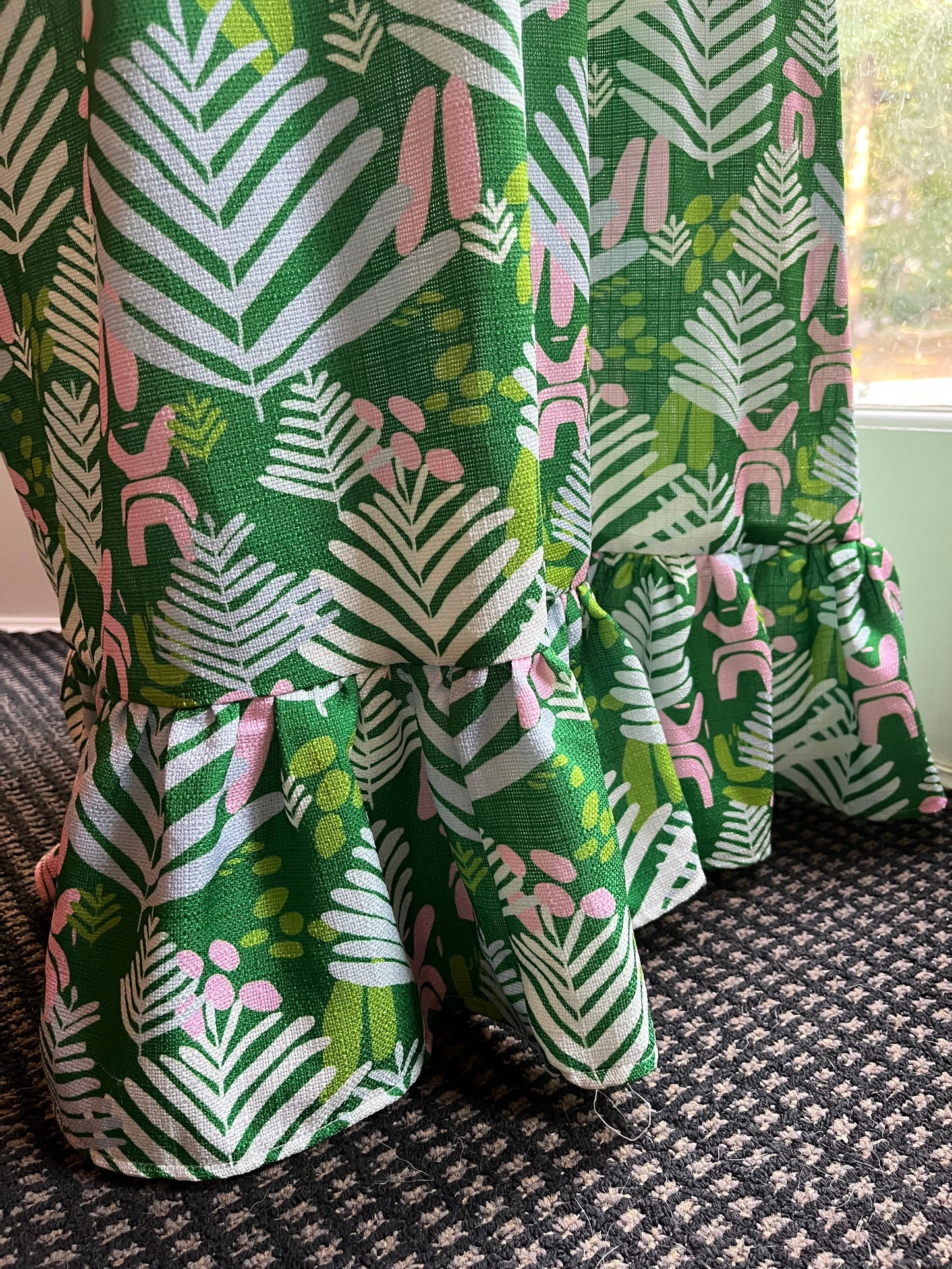 CK Bradley Sleeveless Tropical Print Dress (M)