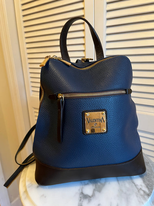 Valentina Italian Leather Backpack