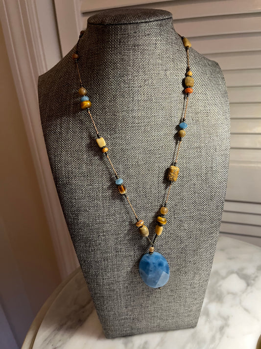 Natural Bead Necklace