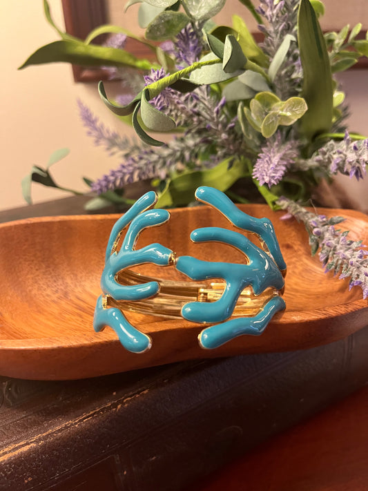 Turquoise Coral Bracelet