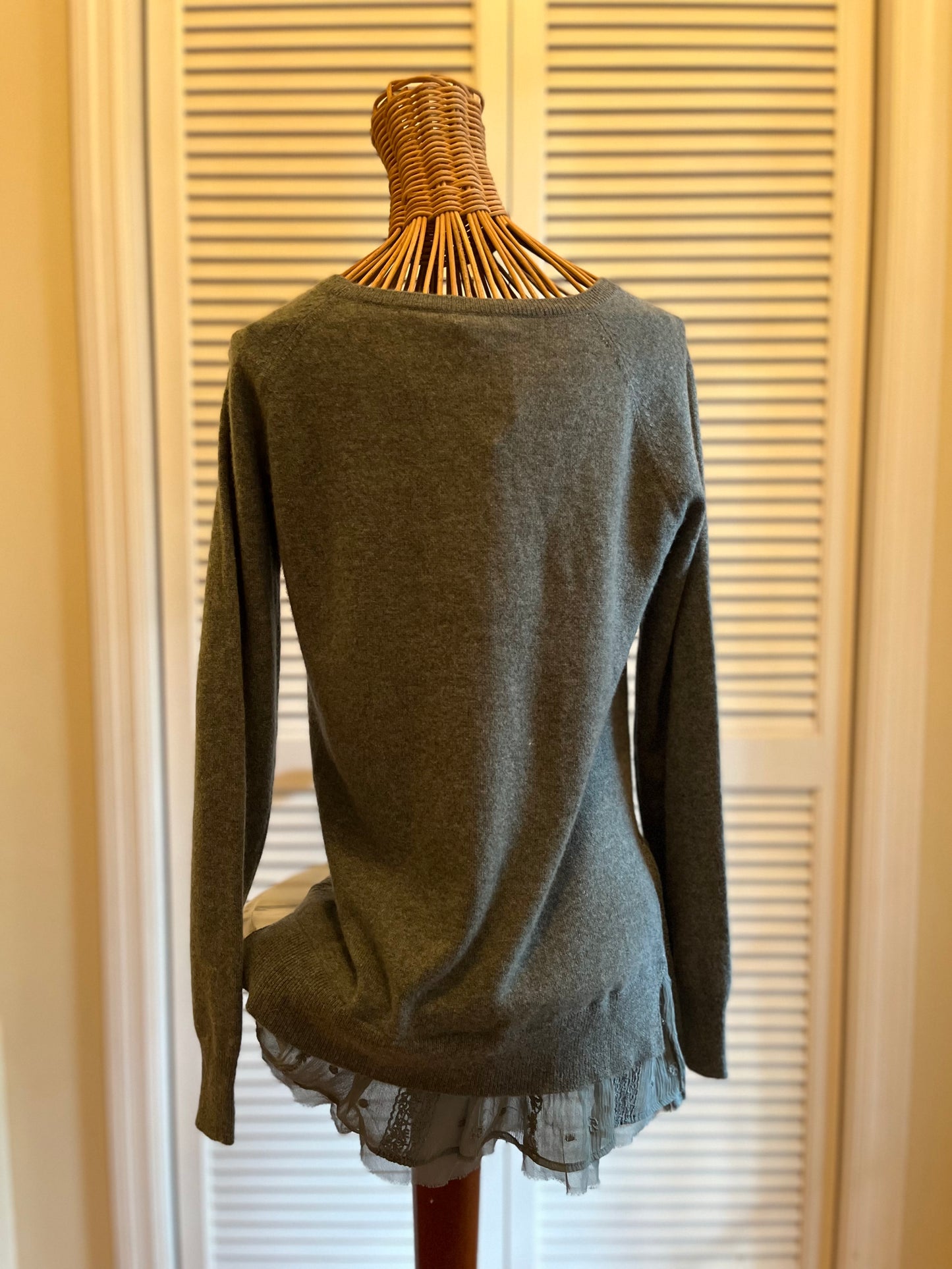Garnet Hill Cashmere Tunic Sweater (S/M)