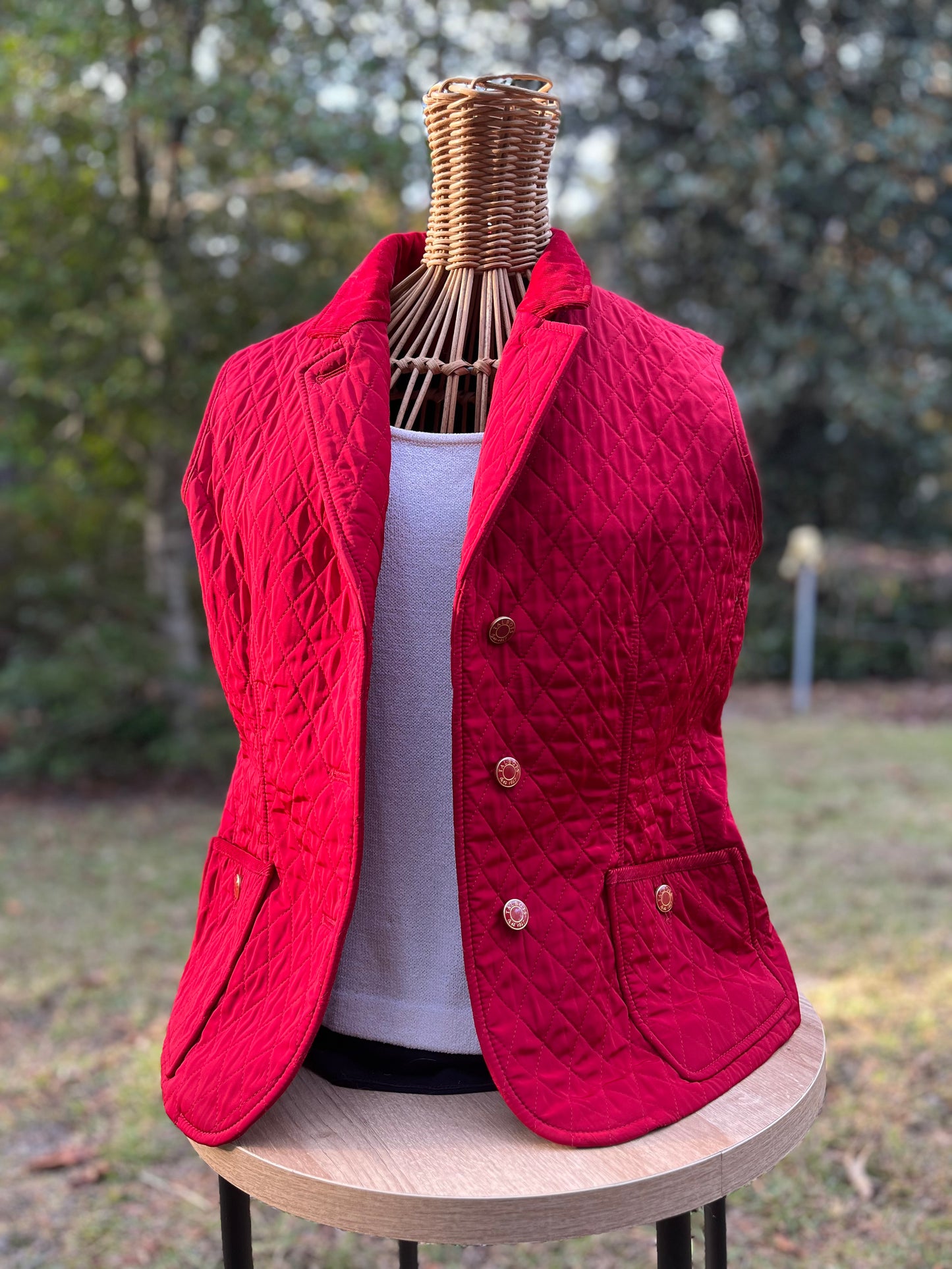 Talbots Diamond Quilted Vest (S)