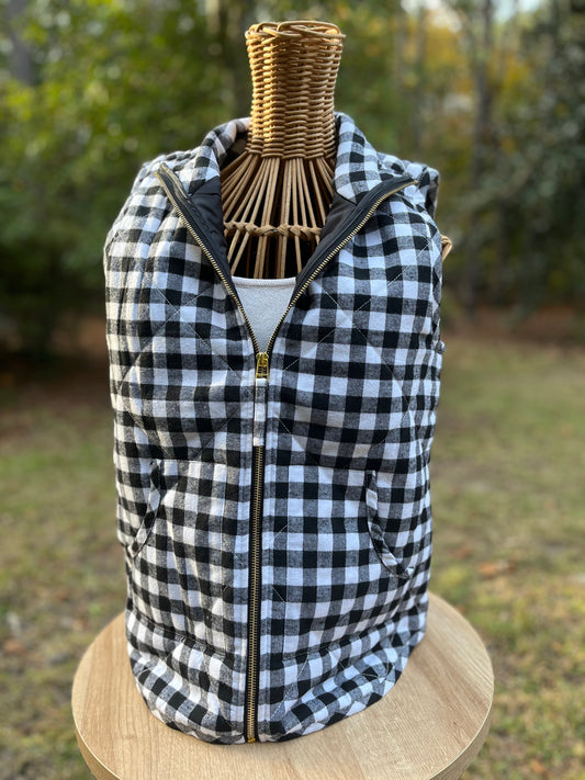 Mudpie Flannel Vest (S)