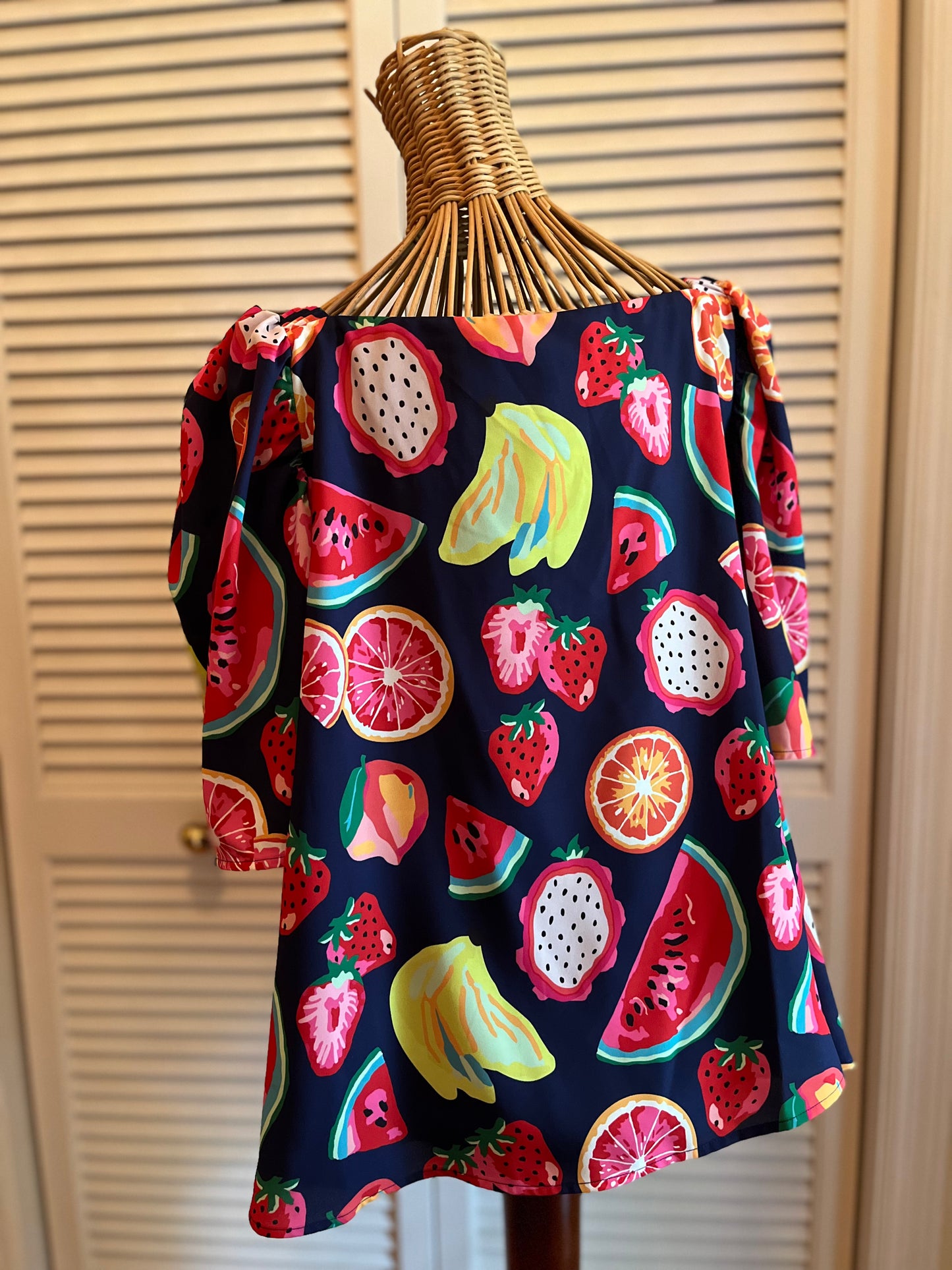 Crosby by Mollie Burch Fruit Print Top (XL)