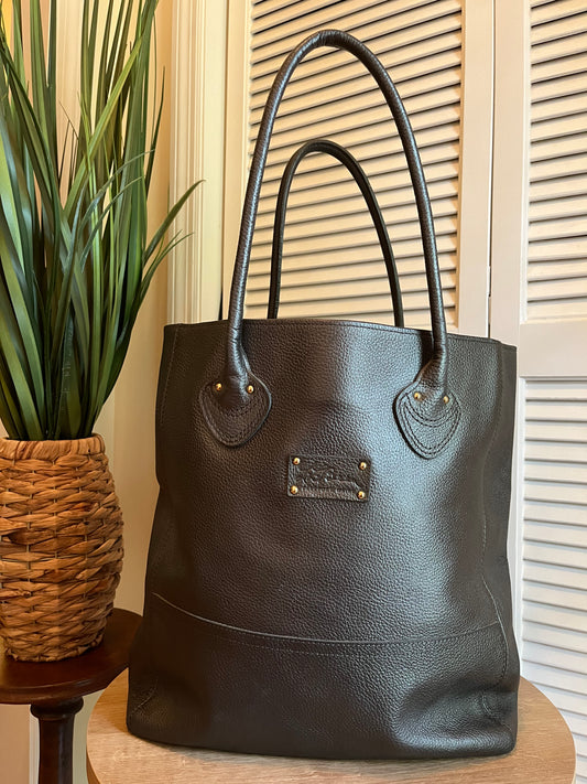 LL Bean Leather Tote