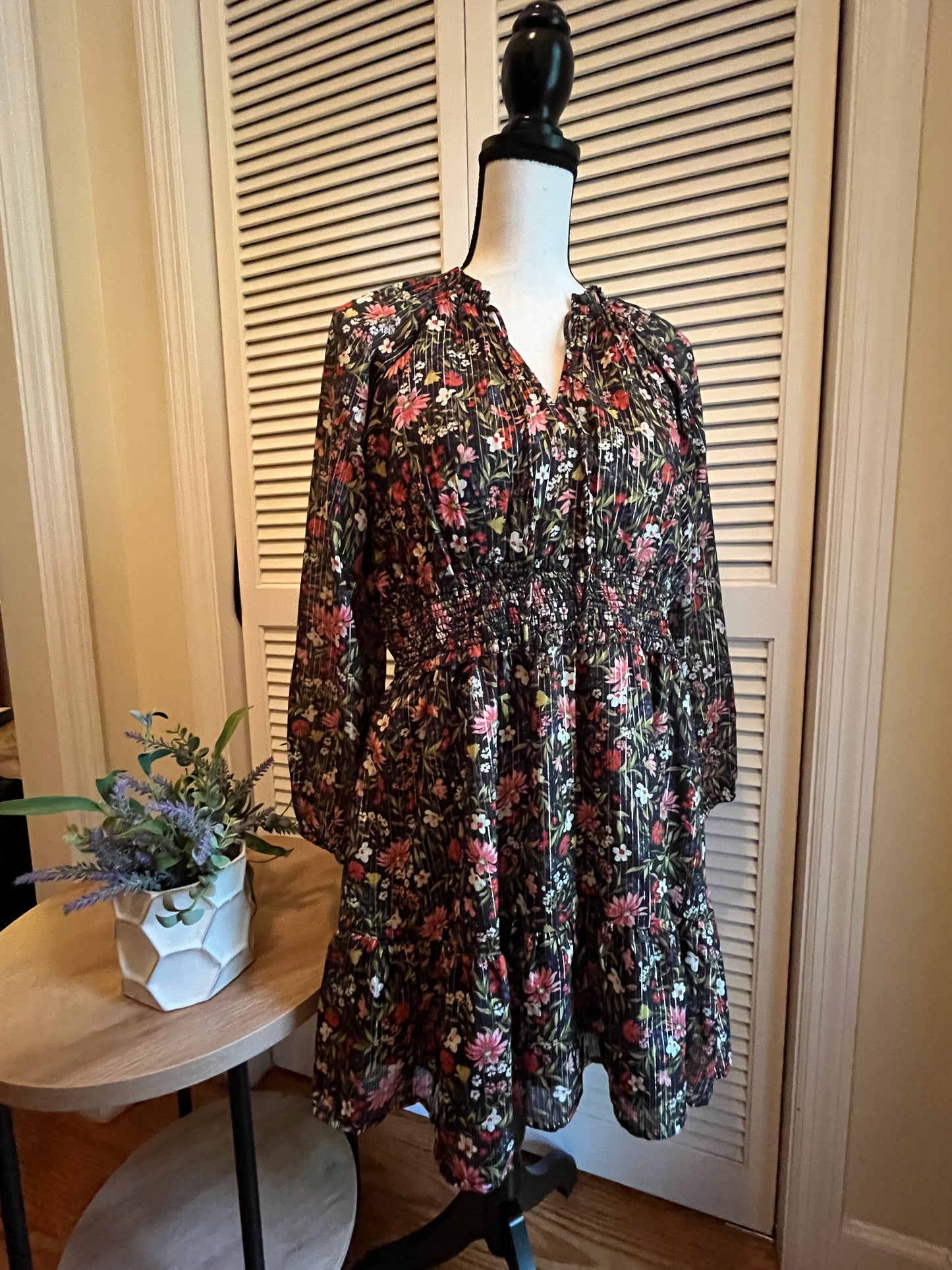 Old Navy Floral Dress (L, Petite)