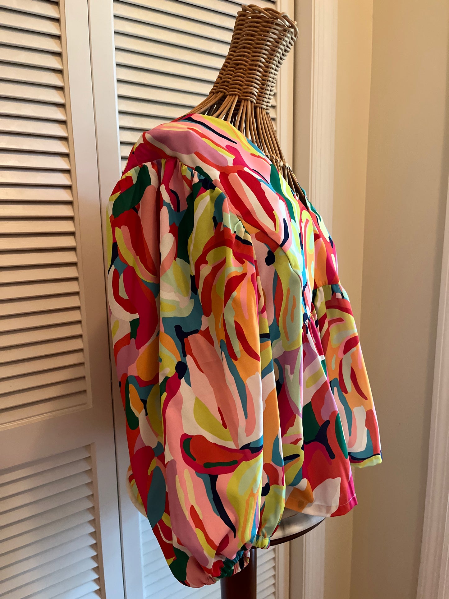 Crosby by Mollie Burch Peplum Blouse (XL)