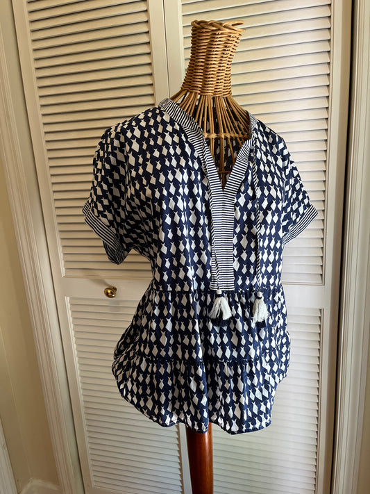 Vineyard Vines Peplum Top (M)