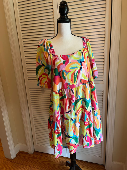 Crosby by Mollie Burch Tiered Dress (L)