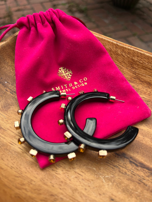 Smith & Co Lucite Earrings