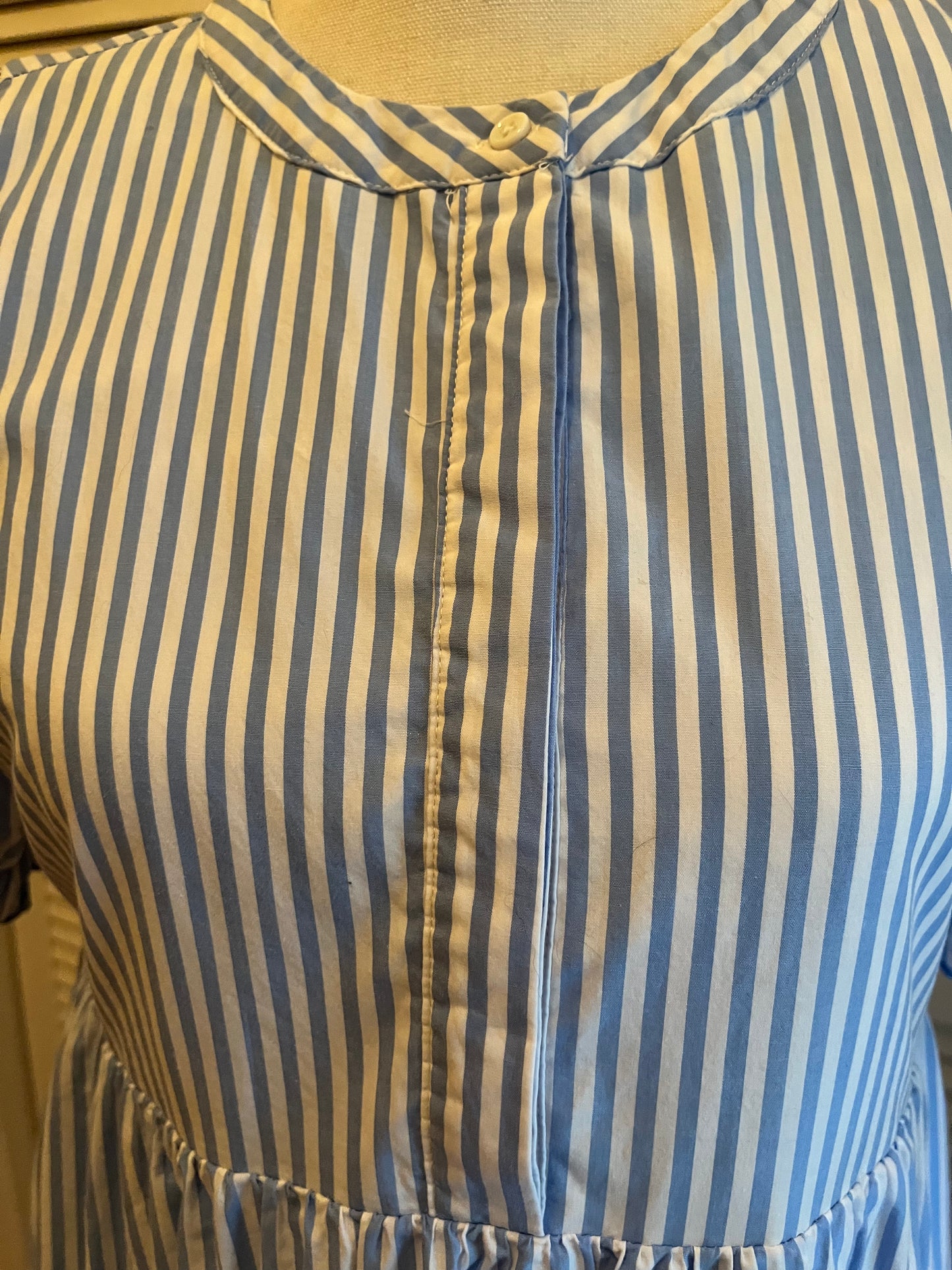 English Factory Seersucker Stripe Dress (S)
