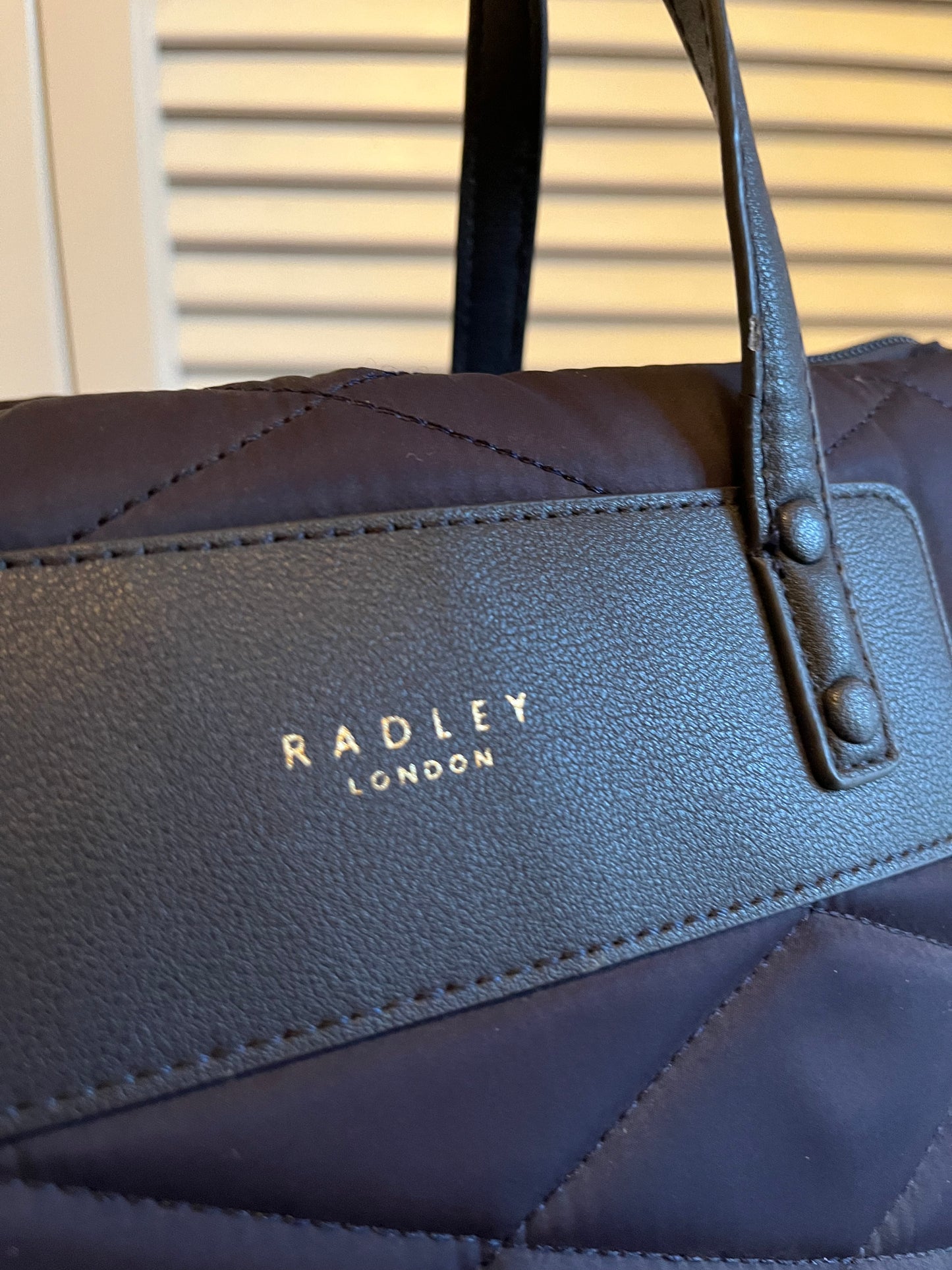 Radley London Navy Quilted Handbag