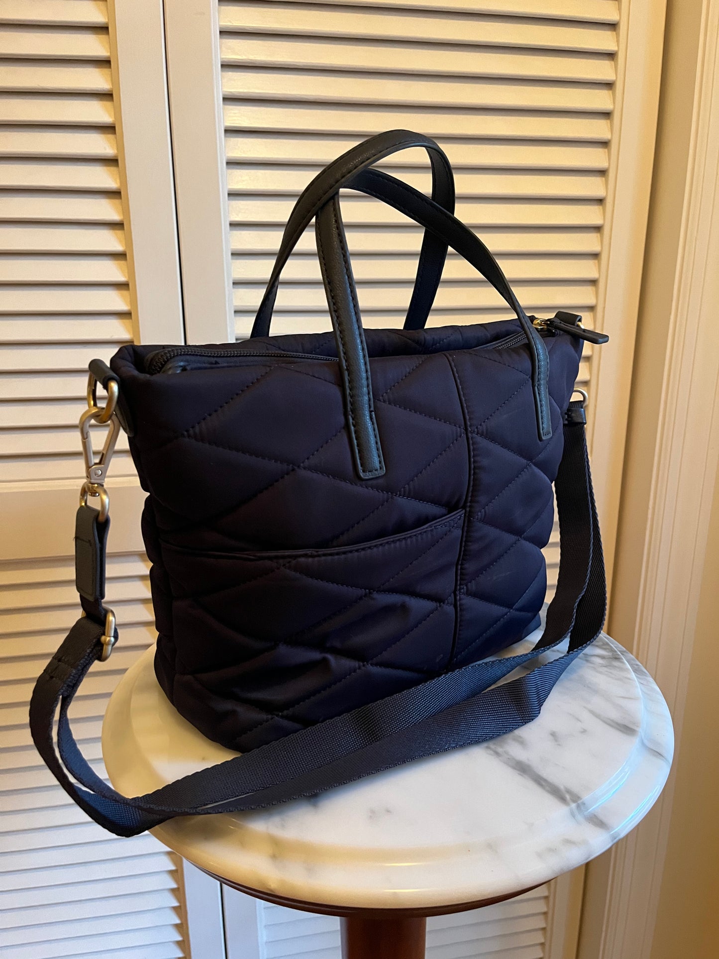 Radley London Navy Quilted Handbag